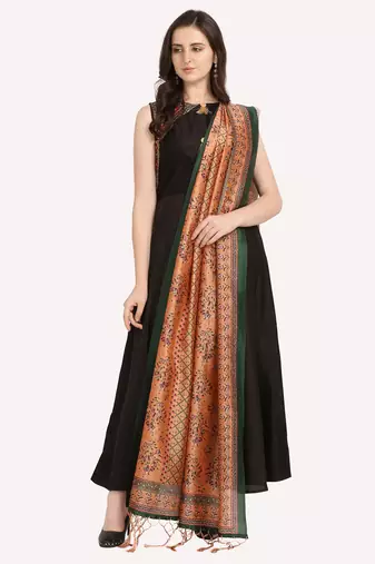 Digital print assam silk dupatta for women and girls to wear on gown chaniya choli kurti etc