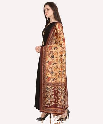 Digital print assam silk dupatta for women and girls to wear on gown chaniya choli kurti etc 1