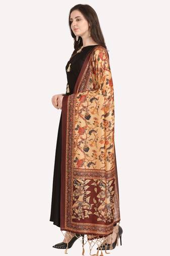 Digital print assam silk dupatta for women and girls to wear on gown chaniya choli kurti etc
