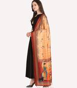 Digital print assam silk dupatta for women and girls to wear on gown chaniya choli kurti etc