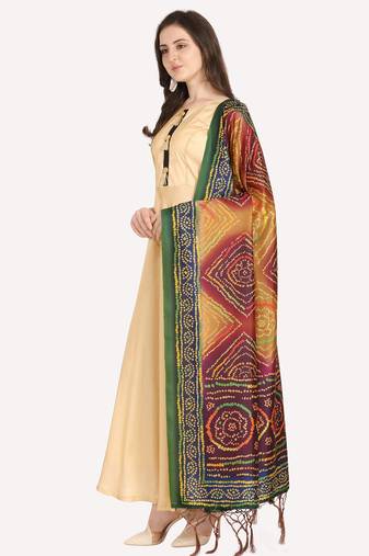 Digital print assam silk dupatta for women and girls to wear on gown chaniya choli kurti etc