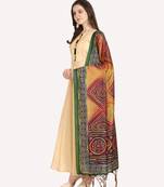 Digital print assam silk dupatta for women and girls to wear on gown chaniya choli kurti etc