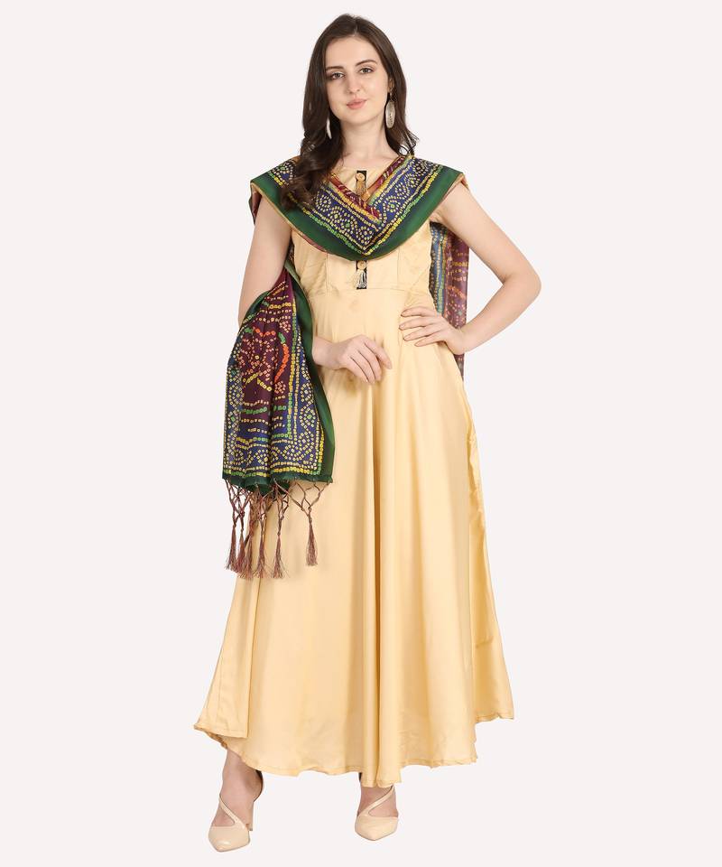Digital print assam silk dupatta for women and girls to wear on gown chaniya choli kurti etc