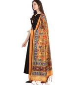 Digital print assam silk dupatta for women and girls to wear on gown chaniya choli kurti etc