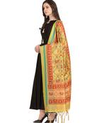 Digital print assam silk dupatta for women and girls to wear on gown chaniya choli kurti etc