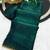Dark Green Color alpha with beads hand work rich border work Chiffon Saree