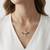 925 Sterling Silver Black & White CZ Winged Cross Pendant Necklace Set for Women