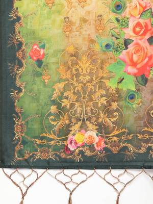 Digital print assam silk dupatta for women and girls to wear on gown chaniya choli kurti etc 1