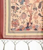 Digital print assam silk dupatta for women and girls to wear on gown chaniya choli kurti etc