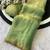 Green Color alpha with beads hand work rich border work Chiffon Saree