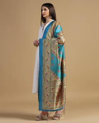 Digital print assam silk dupatta for women and girls to wear on gown chaniya choli kurti etc 1