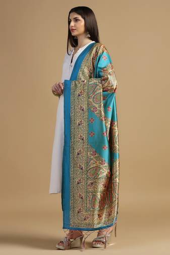 Digital print assam silk dupatta for women and girls to wear on gown chaniya choli kurti etc