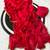 Light Red Color alpha with beads hand work rich border work Chiffon Saree