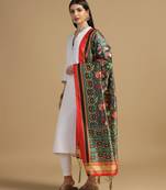 Digital print assam silk dupatta for women and girls to wear on gown chaniya choli kurti etc