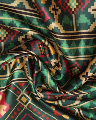 Digital print assam silk dupatta for women and girls to wear on gown chaniya choli kurti etc 4