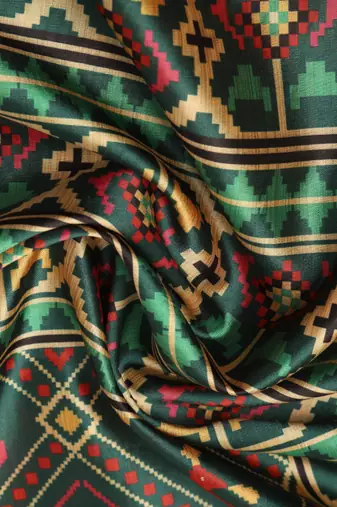 Digital print assam silk dupatta for women and girls to wear on gown chaniya choli kurti etc