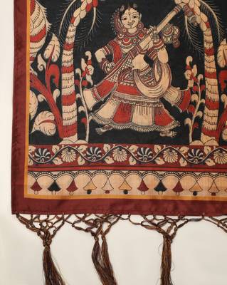 Digital print assam silk dupatta for women and girls to wear on gown chaniya choli kurti etc 5