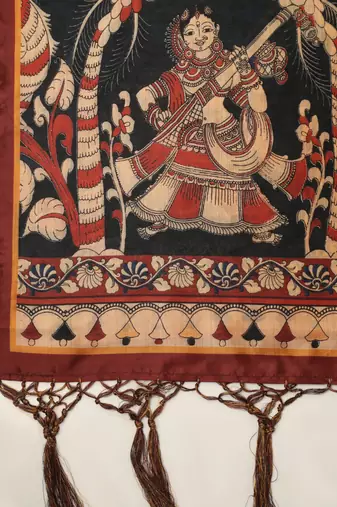 Digital print assam silk dupatta for women and girls to wear on gown chaniya choli kurti etc