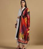 Digital print assam silk dupatta for women and girls to wear on gown chaniya choli kurti etc