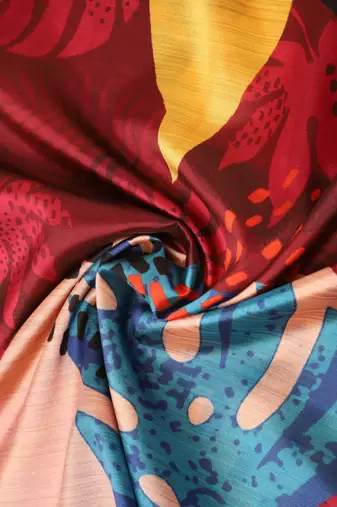 Digital print assam silk dupatta for women and girls to wear on gown chaniya choli kurti etc