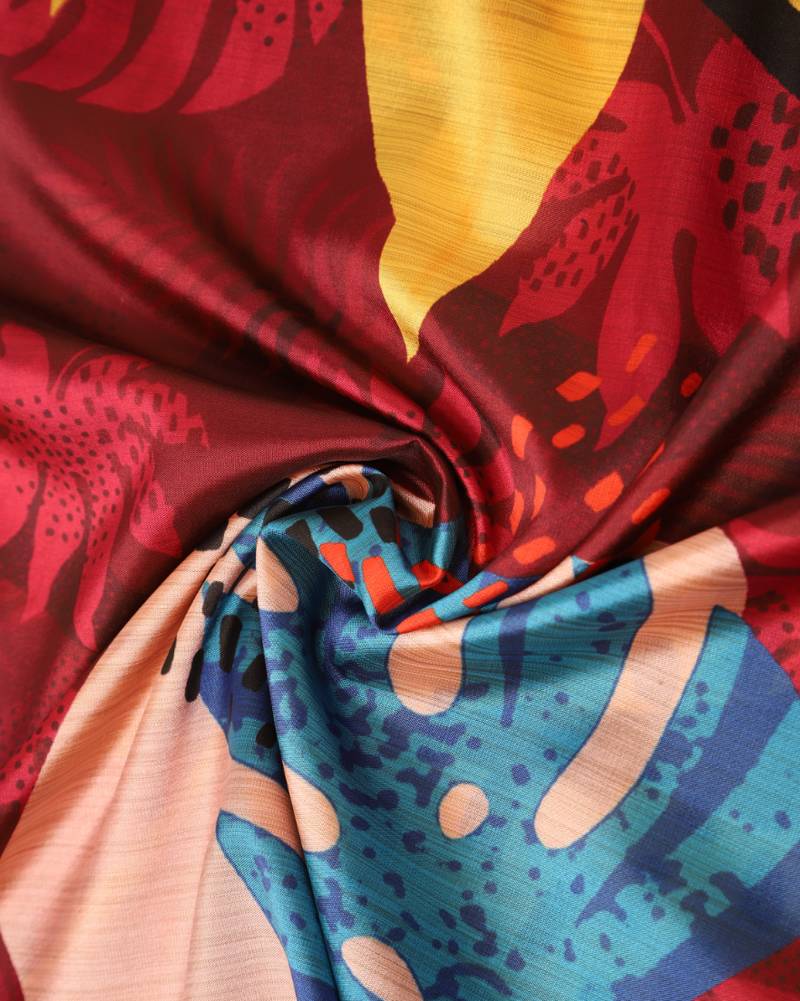 Digital print assam silk dupatta for women and girls to wear on gown chaniya choli kurti etc