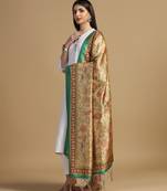 Digital print assam silk dupatta for women and girls to wear on gown chaniya choli kurti etc