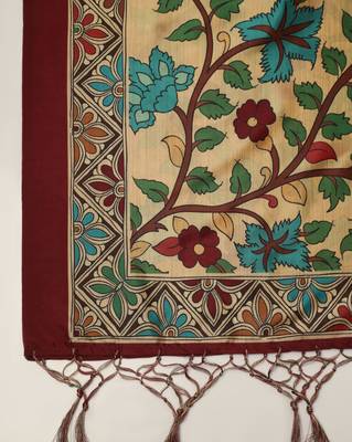 Digital print assam silk dupatta for women and girls to wear on gown chaniya choli kurti etc 4