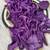Purple Color alpha with beads hand work rich border work Chiffon Saree