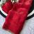 Red Color alpha with beads hand work rich border work Chiffon Saree