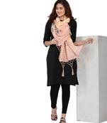 Digital motif print cotton maslin silk stall or scarf dupatta wear on kurti for women and girls