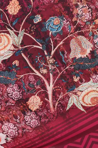 Digital motif print cotton maslin silk stall or scarf dupatta wear on kurti for women and girls