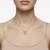 925 Sterling Silver Rose Gold Butterfly CZ Fairy Pendant Necklace Set for Women