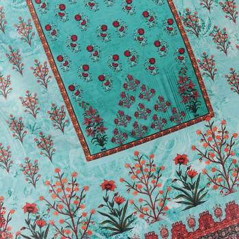Digital motif print cotton maslin silk stall or scarf dupatta wear on kurti for women and girls 4