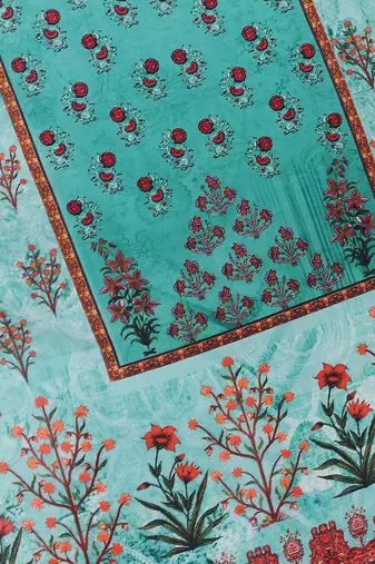 Digital motif print cotton maslin silk stall or scarf dupatta wear on kurti for women and girls