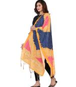 Digital motif print cotton maslin silk stall or scarf dupatta wear on kurti for women and girls
