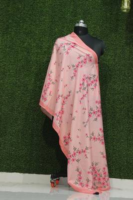 Digital motif print cotton maslin silk stall or scarf dupatta wear on kurti for women and girls 6