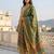 Traditional ethnic motif print  assm silk dupatta