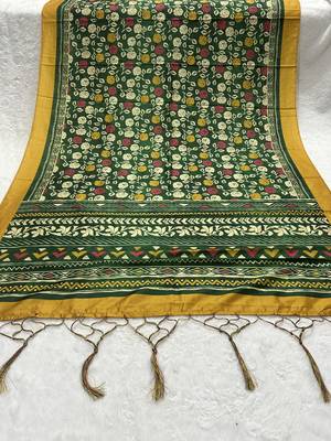 Traditional ethnic motif print  assm silk dupatta 2