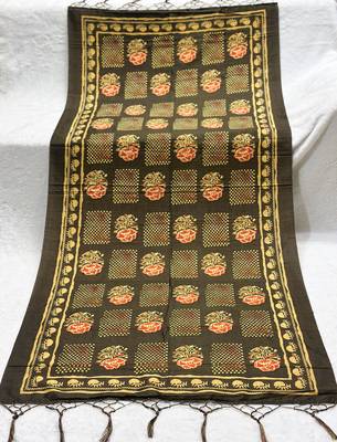 Traditional ethnic motif print  assm silk dupatta 2