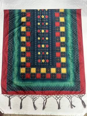 Traditional ethnic motif print  assm silk dupatta 2