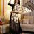 Block ethnic motif print  chinon silk dupatta