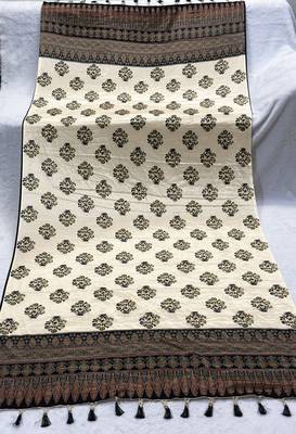 Block ethnic motif print  chinon silk dupatta 2