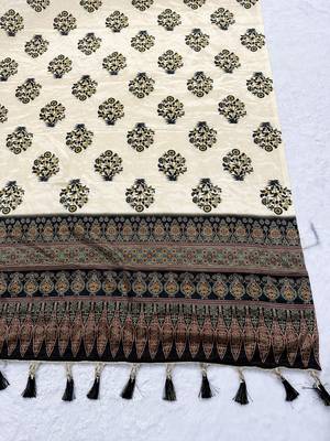 Block ethnic motif print  chinon silk dupatta 4