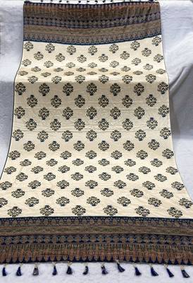Block ethnic motif print  chinon silk dupatta 1