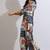 Women printed cotton patchwork co-ord set