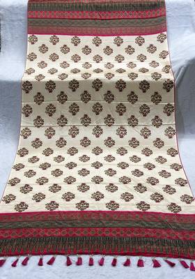 Block ethnic motif print  chinon silk dupatta 2