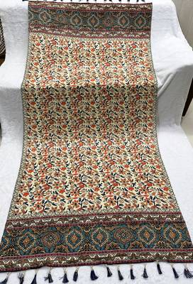 Block ethnic motif print  chinon silk dupatta 3