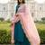 Dyed orgenza dupatta with sequance lace