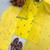 Yellow Color Embroid0ery Work Silk Blend Salwar Suit 