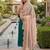 Dyed orgenza dupatta with sequance lace